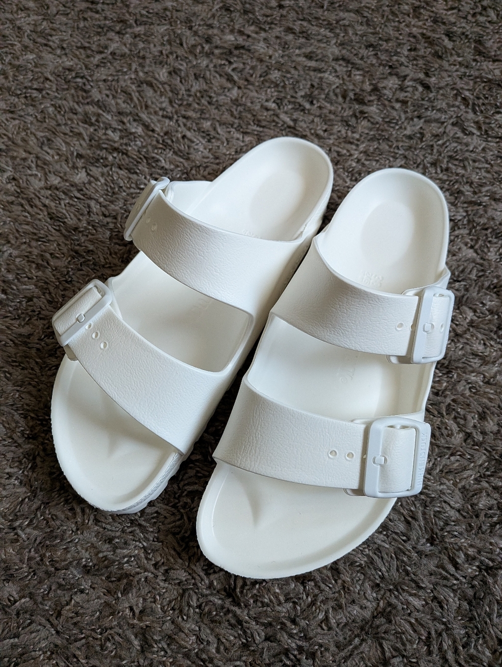 Birkenstock Arizona EVA White Lightweight Sandal 38 L7 M5 NWOB
